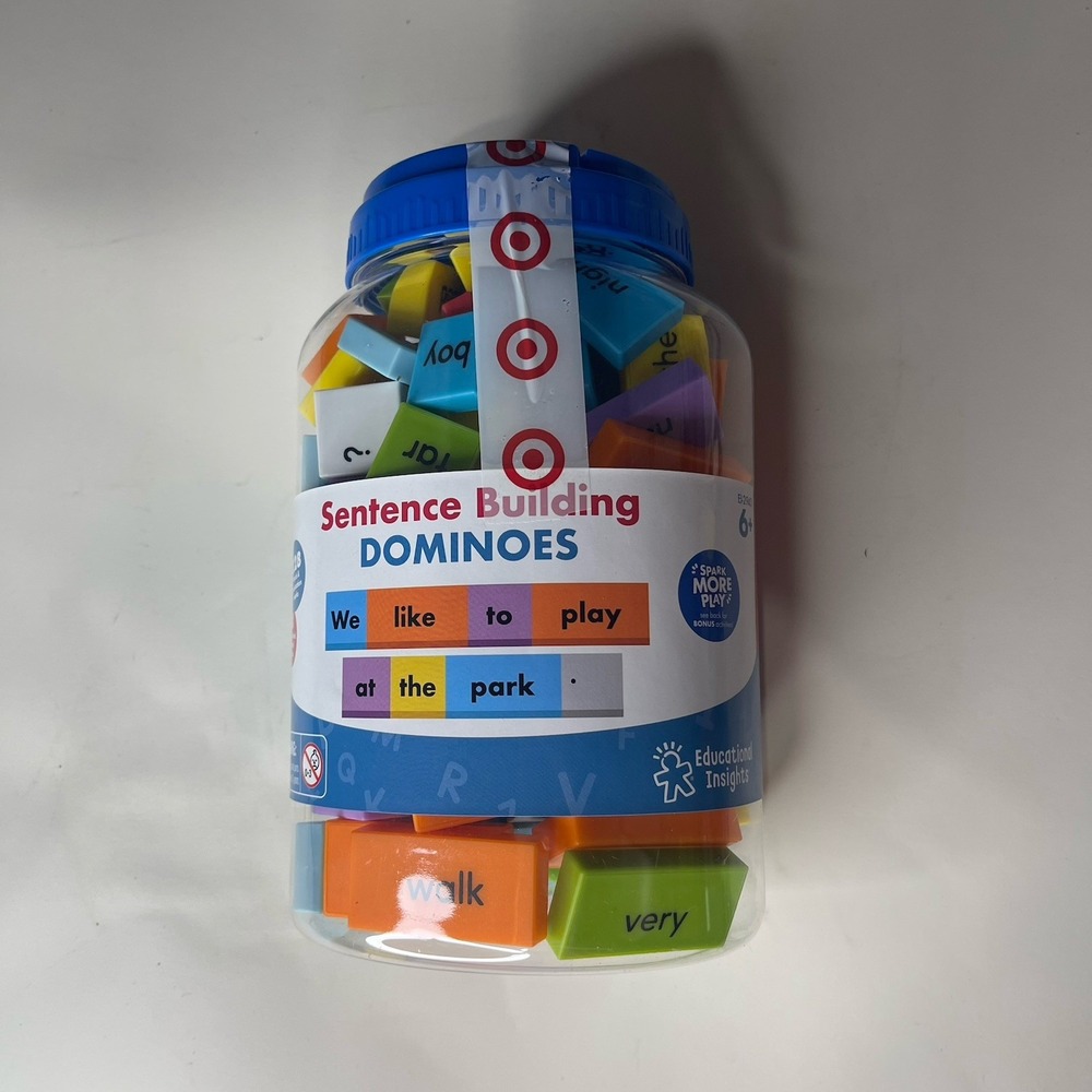 Educational Insights Sentence Building Dominoes 228 Words/Punctuations & More